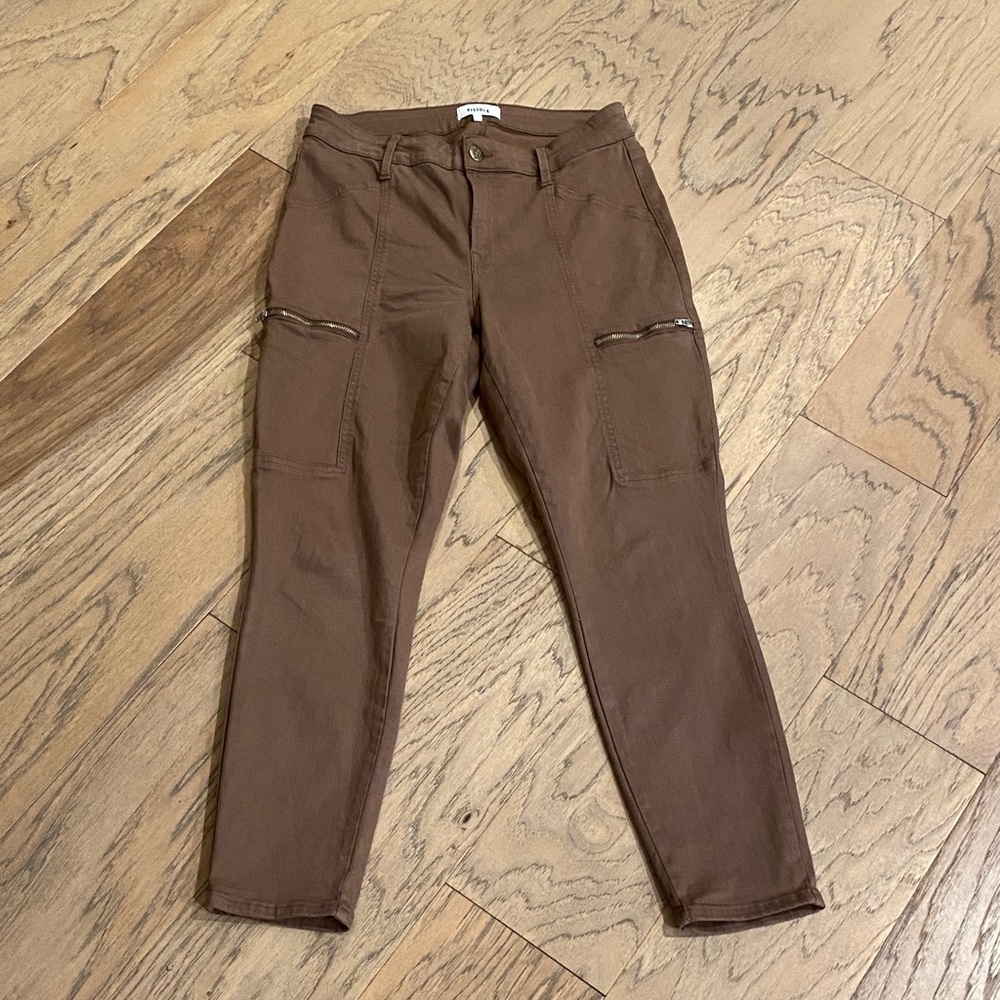 Pistola Topanga Cargo Zipper Pocket Skinny Ankle style Pants